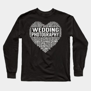 Wedding Photography Heart Long Sleeve T-Shirt